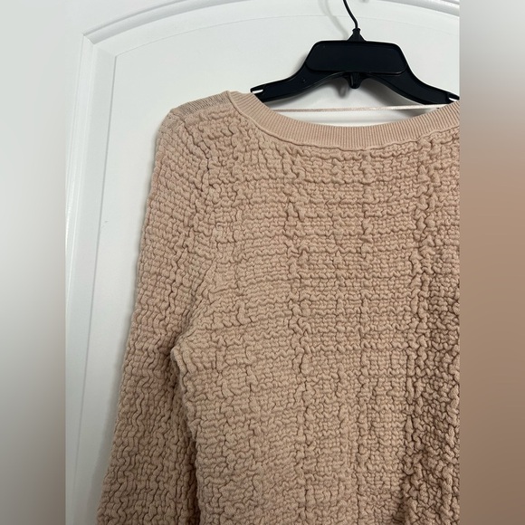 Free People Rosehip Cardi in Rose Water size large Lettuce trim Bohemian 90s - Picture 10 of 16